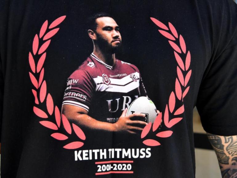 Budding NRL player Keith Titmuss suffered a seizure after a cardio workout and died in hospital. (Bianca De Marchi/AAP PHOTOS)