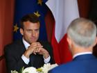 French President Emmanuel Macron says Europe is in mortal danger.