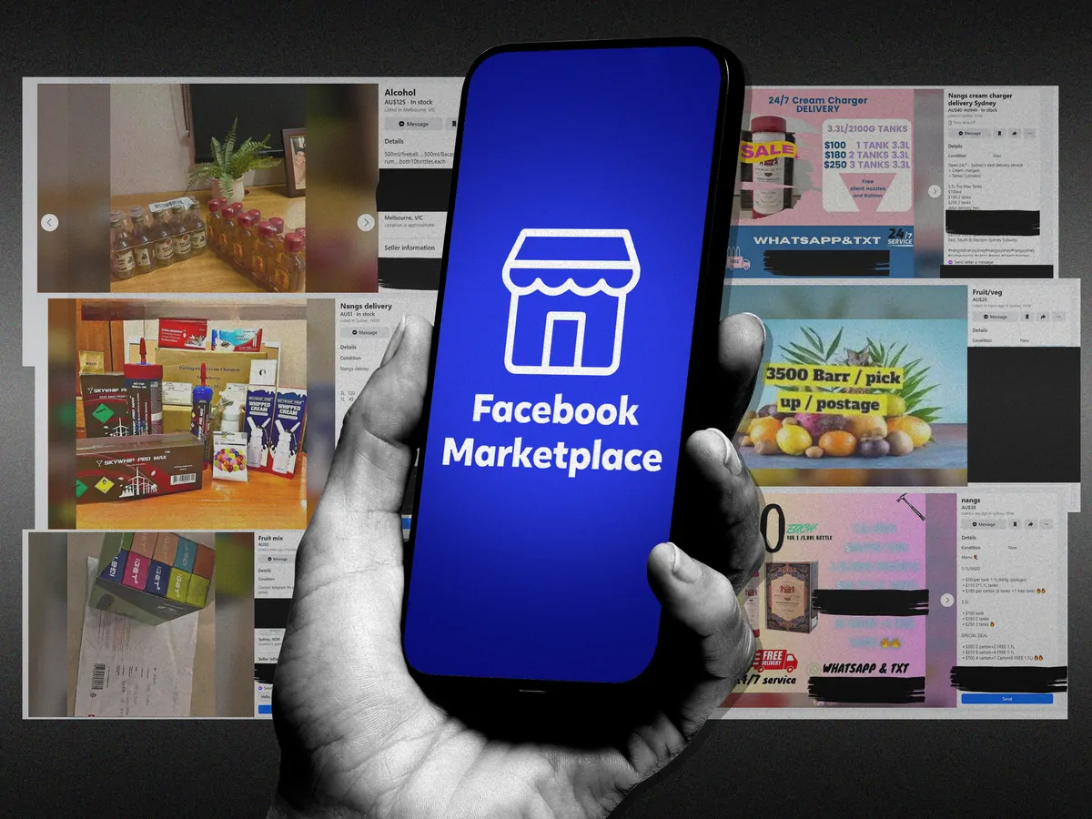 Facebook Marketplace home to peddlers of vapes, nitrous oxides and alcohol  in shocking black market revelation