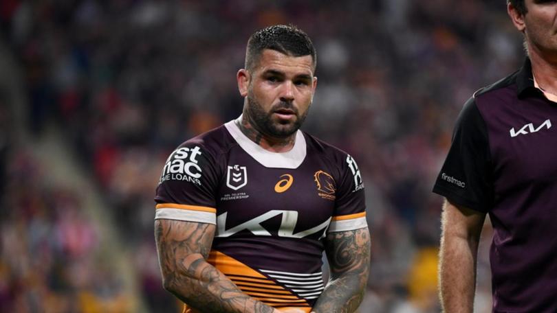 Adam Reynolds' biceps injury has compounded the Broncos' heavy loss to the Roosters. (Jono Searle/AAP PHOTOS)