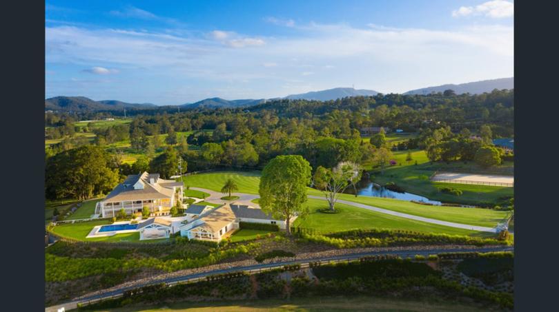 Rivermead Estate on the Gold Coast is listed for sale with price expectations of around $20 million. The property has a private lake.