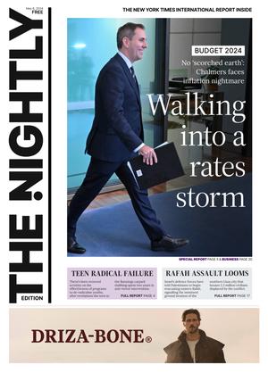 The front page of The Nightly for 06-05-2024
