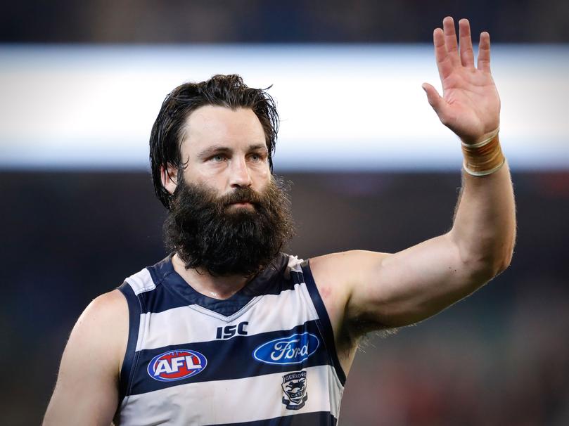 Jimmy Bartel grew his beard to draw attention to the  domestic violence crisis.
