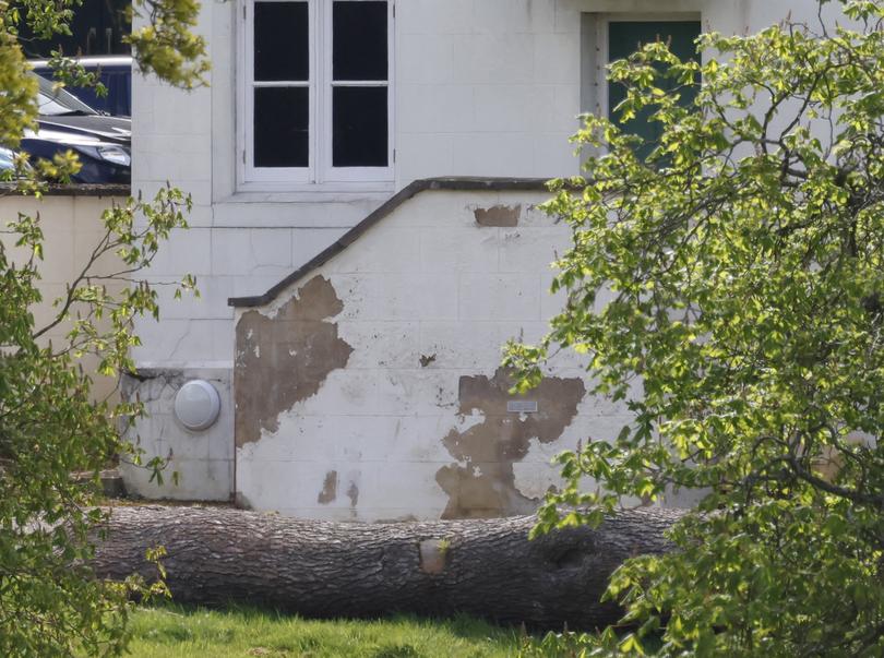 Prince Andrew's royal lodge, showing the condition the property is in. 