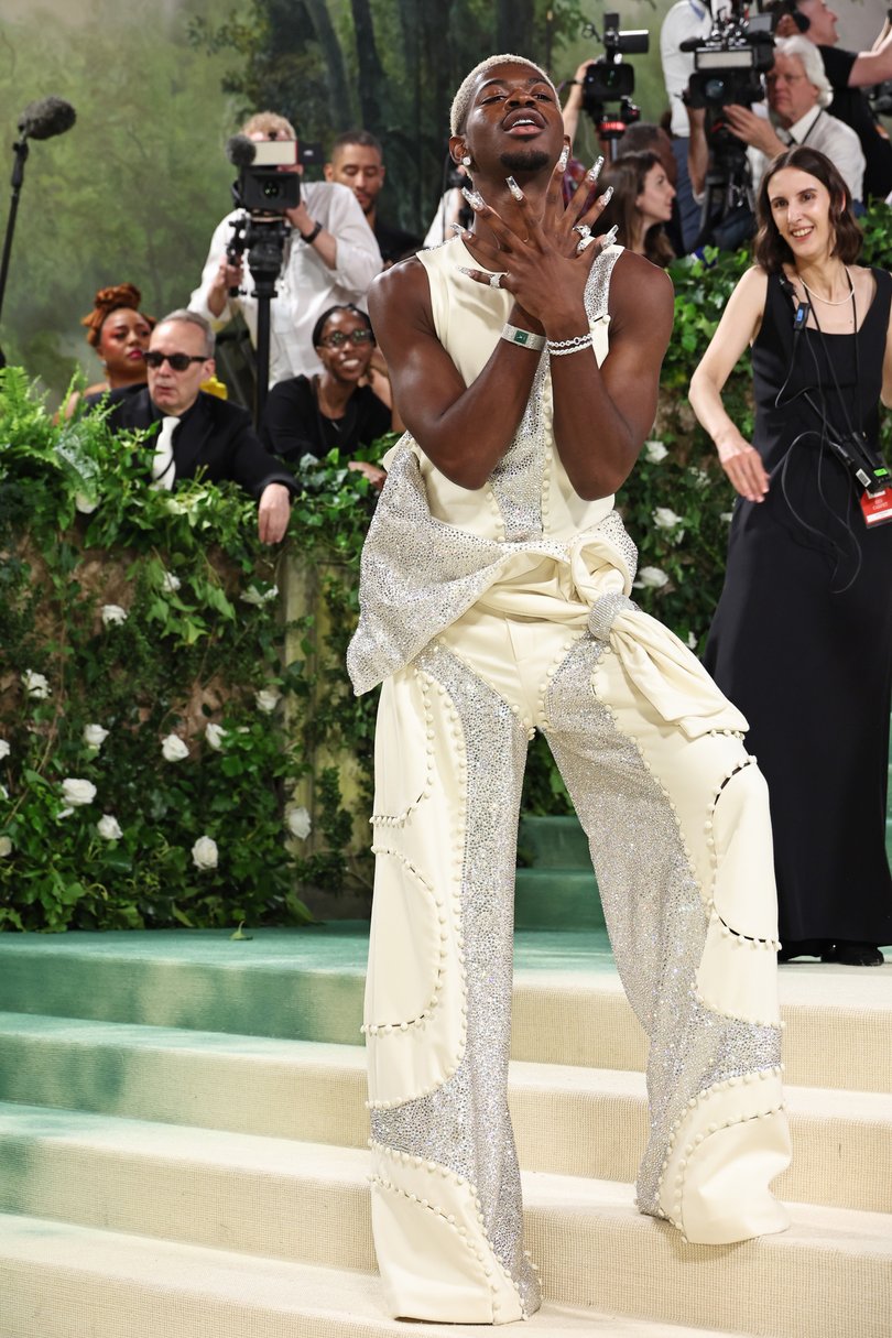 Lil Nas X in Raul Lopez of Luar. (Photo by Jamie McCarthy/Getty Images)