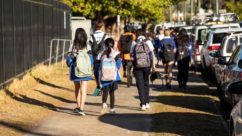 Rossmoyne Senior High School has been plunged into chaos following the circulation of terrifying messages – described by the principal as a hoax – that appear to show a student threatening a violent attack.