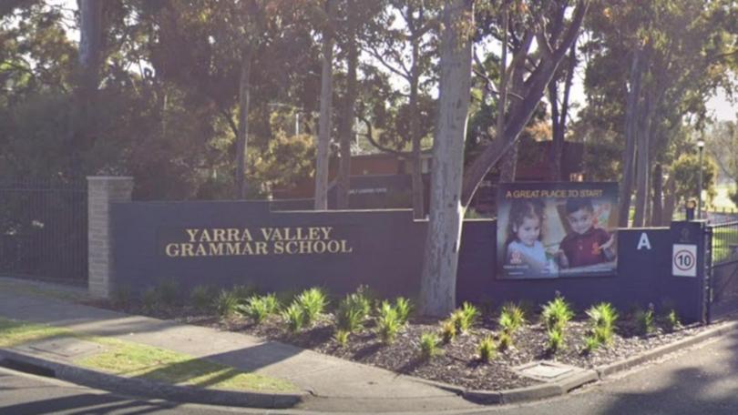 It costs about $30,000 a year to send a student to Yarra Valley Grammar School.