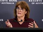 Reserve Bank governor Michele Bullock speaks to the media at a press conference on Tuesday.