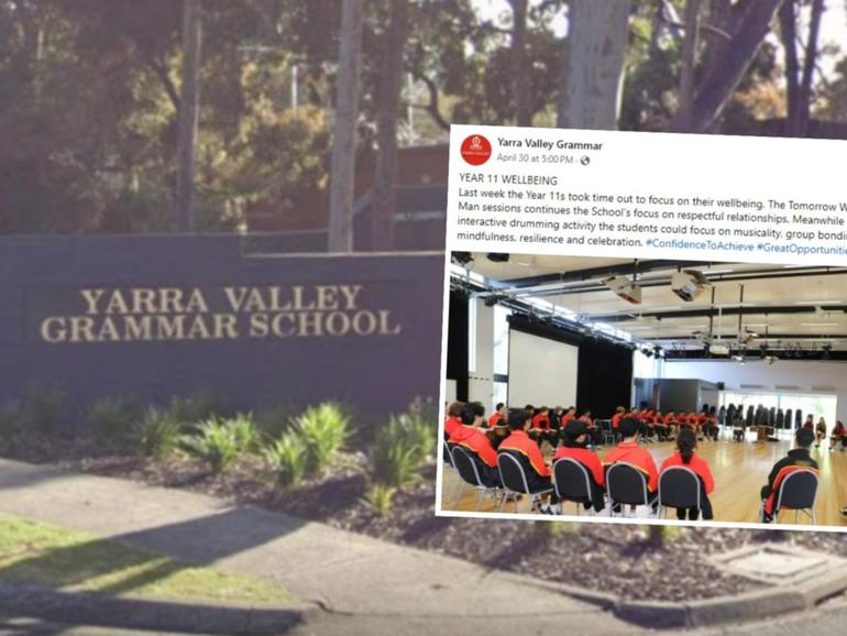 The Yarra Valley Grammar students behind a ranking scandal took part in a 'respectful relationships' workshop a week before the offensive list was exposed.