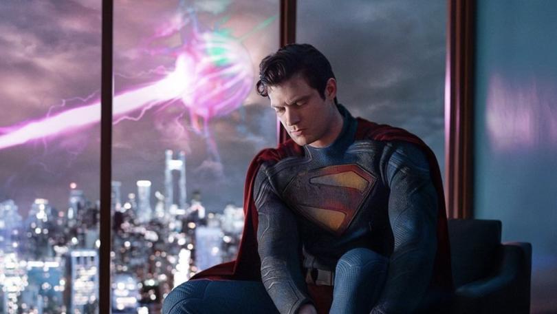 David Corenswet as Superman, coming in July 2025.