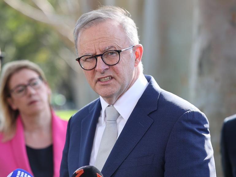 Prime Minister Anthony Albanese in Perth.