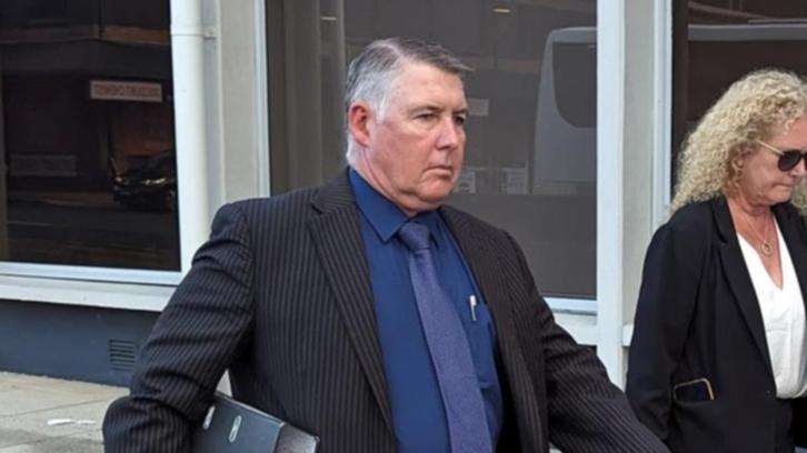 Former sex crimes detective Glen Coleman is on trial accused of sexually assaulting a young woman. (Miklos Bolza/AAP PHOTOS)