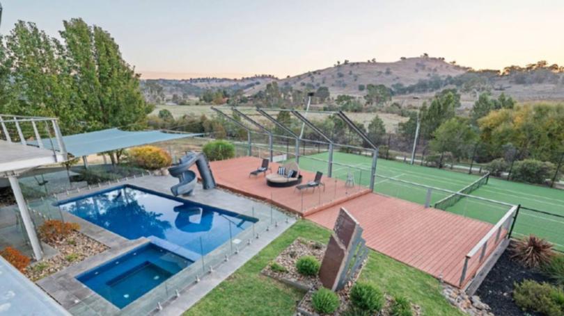 The Wodonga home has an estimated sales range between $2.45 million to $2.55 million.