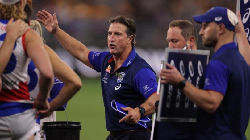 Western Bulldogs coach Luke Beveridge has been touched by the support and love he has received. (Richard Wainwright/AAP PHOTOS)