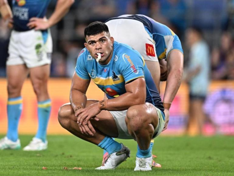 NRL star David Fifita has told Gold Coast he will not be at the club next season. (Dave Hunt/AAP PHOTOS)