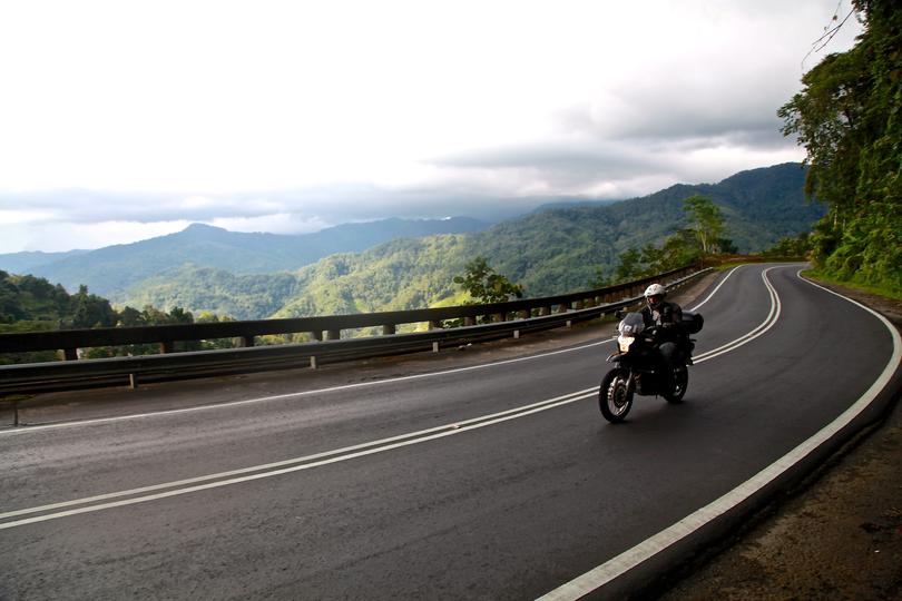 Start your adventure with a three-day motorbike ride.