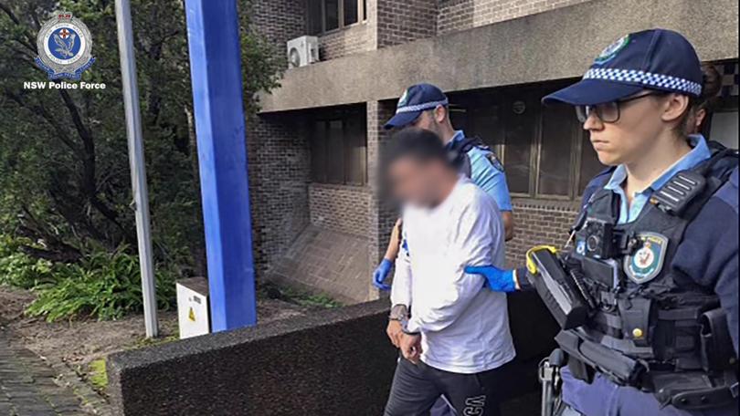 The 45-year-old handed himself in at Dee Why Police Station at 7.50am on Thursday after NSW Police on Wednesday issued a public warning that they would catch him.