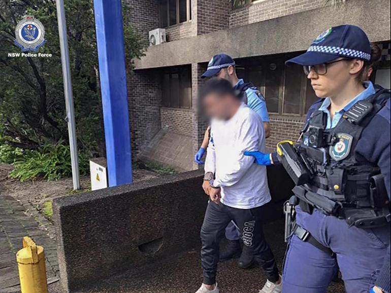 The 45-year-old handed himself in at Dee Why Police Station at 7.50am on Thursday after NSW Police on Wednesday issued a public warning that they would catch him.