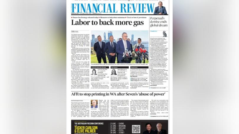 The Sydney-centric team at The Australian Financial Review want to blame everyone but themselves for officially turning their back on Perth. 