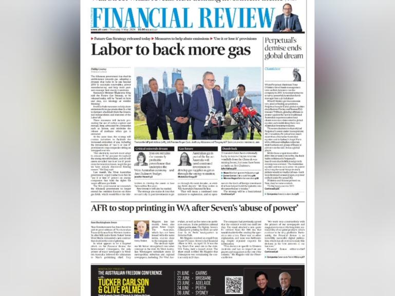 The Sydney-centric team at The Australian Financial Review want to blame everyone but themselves for officially turning their back on Perth. 
