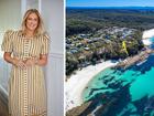 Sam Armytage’s home, which went on the market in December, is at Hyams Beach.