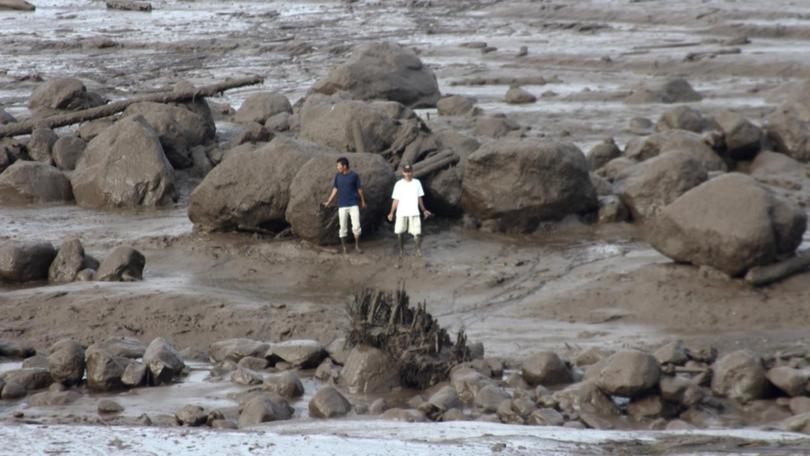 Flash floods and landslides on Indonesia's Sumatra island have killed at least 28 people.