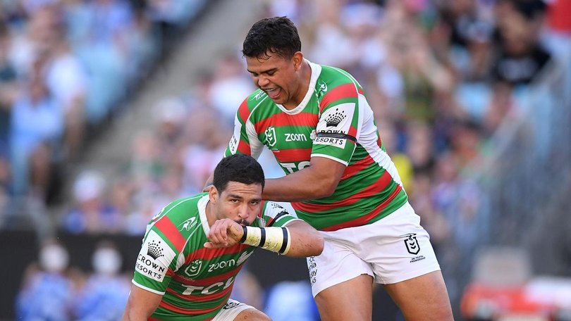 The NRL is investigating alleged racial abuse of stars Cody Walker and Latrell MItchell. (Dan Himbrechts/AAP PHOTOS)