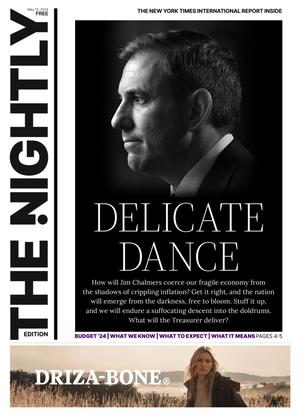 The front page of The Nightly for 13-05-2024