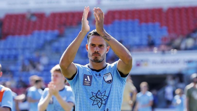Jack Rodwell may have played his last game for Sydney FC. (Darren Pateman/AAP PHOTOS)
