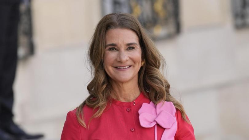 Melinda Gates is leaving the foundation she started with her husband to pursue her own charity work. (AP PHOTO)