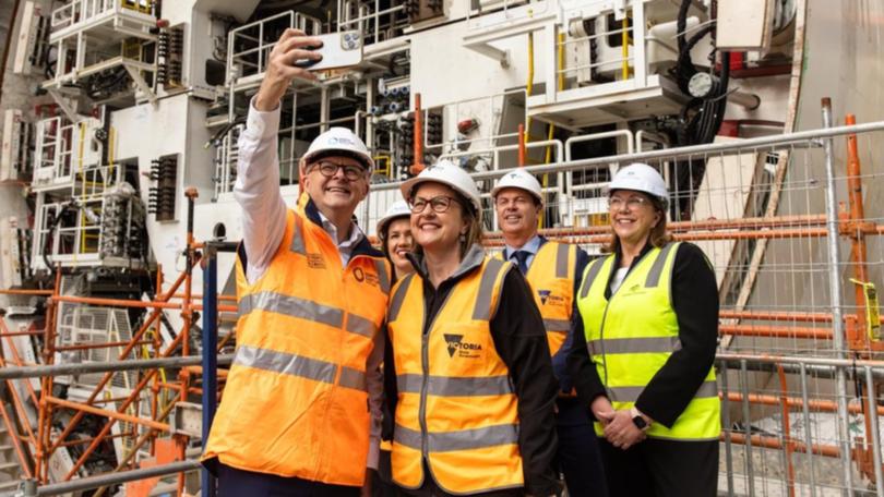 Anthony Albanese desperately wants Labor’s blue collar voting base back. (Diego Fedele/AAP PHOTOS)