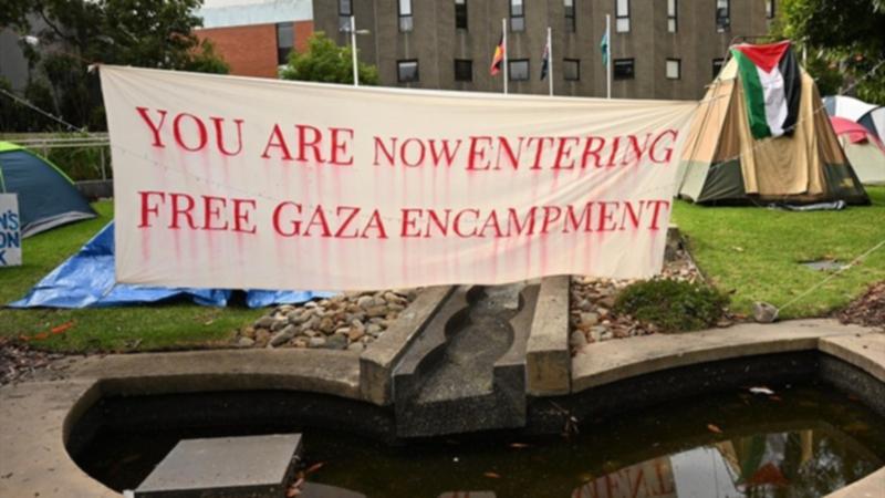 Pro-Palestine protesters camping at Deakin University have dug in their heels, vowing they “will not move” after the institution ordered they disband the camp.