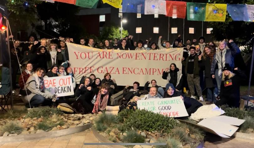 Deakin University is the first educational institution in Australia to order students to disband a pro-Palestine encampment on campus.