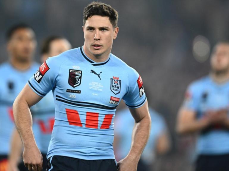 Injured NSW hopeful Mitch Moses was left out of Parramatta's side for Magic Round. (Dan Himbrechts/AAP PHOTOS)