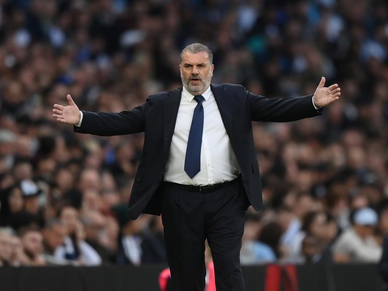 Ange Postecoglou has torn shreds of his side after the Spurs lost to Manchester City 2-0.