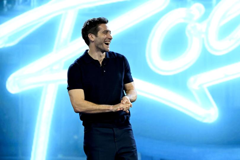 NEW YORK, NEW YORK - MAY 14: Jake Gyllenhaal attends as Amazon debuts Inaugural Upfront Presentation at Pier 36 on May 14, 2024 in New York City.  (Photo by Slaven Vlasic/Getty Images for Amazon)