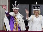 Britain's King Charles III and Queen Camilla (AP Photo/Frank Augstein)