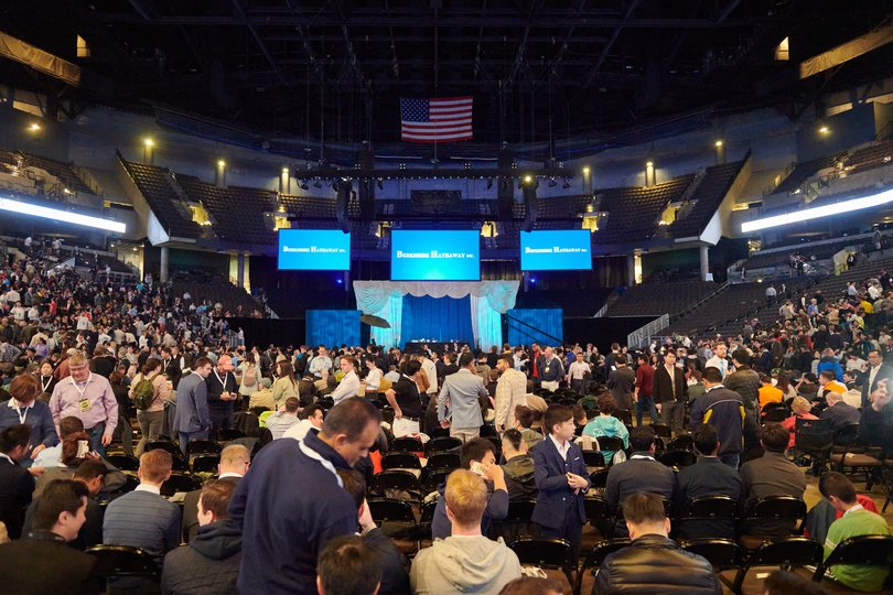 Berkshire Hathaway’s annual shareholders meeting in Omaha.