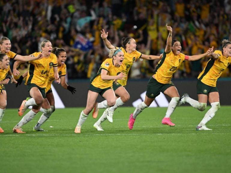 The Matildas will get another chance to delight home fans as hosts of the 2026 Asian Cup. (Darren England/AAP PHOTOS)