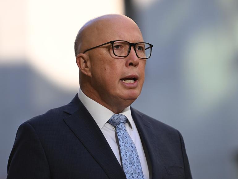 Opposition Leader Peter Dutton has unveiled an election pitch based on slashing migration numbers, nuclear power and stronger laws to protect community safety.