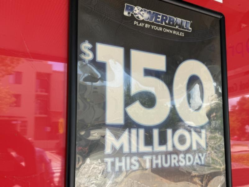 Powerball sign