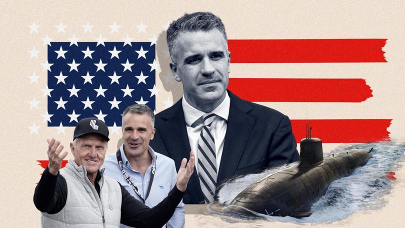 South Australian Premier Peter Malinauskas is visiting the United States in what some say is mission impossible.