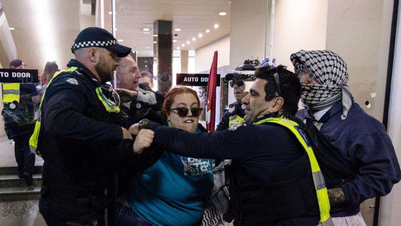 Rally for Palestine at the ALP State Conference