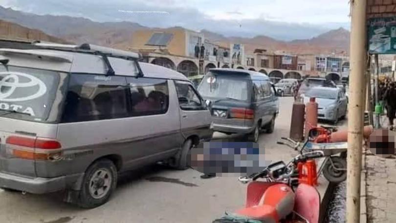 Four people including three foreign citizens were killed after gunmen opened fire on their vehicle in Bamyan. 