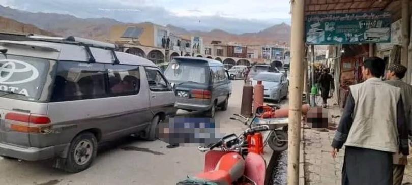 Four people including three foreign citizens were killed after gunmen opened fire on their vehicle in Bamyan. 