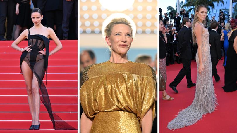 Australian star Cate Blanchett has received an almost six-minute ovation for her latest film, Rumours — an absurdist satire following leaders lost in the woods.
