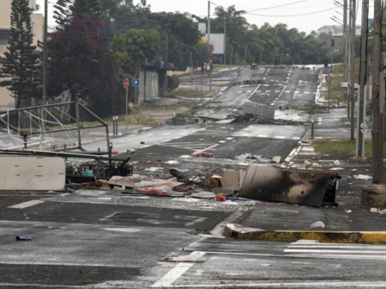 About 300 Australians are stranded in New Caledonia, where France has imposed a state of emergency. (AP PHOTO)