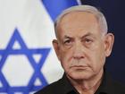 Israeli Prime Minister Benjamin Netanyahu says the ICC's announcement is a "disgrace". (AP PHOTO)