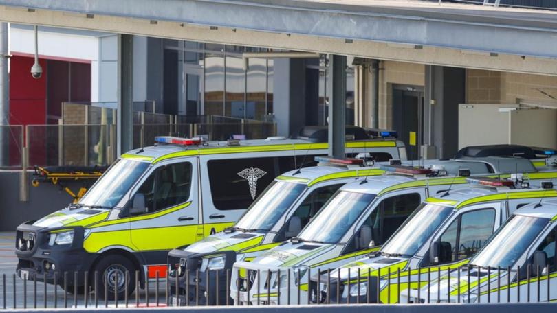 Ambulance arrivals at Queensland hospitals have increased by 4.4 per cent this year. (Russell Freeman/AAP PHOTOS)