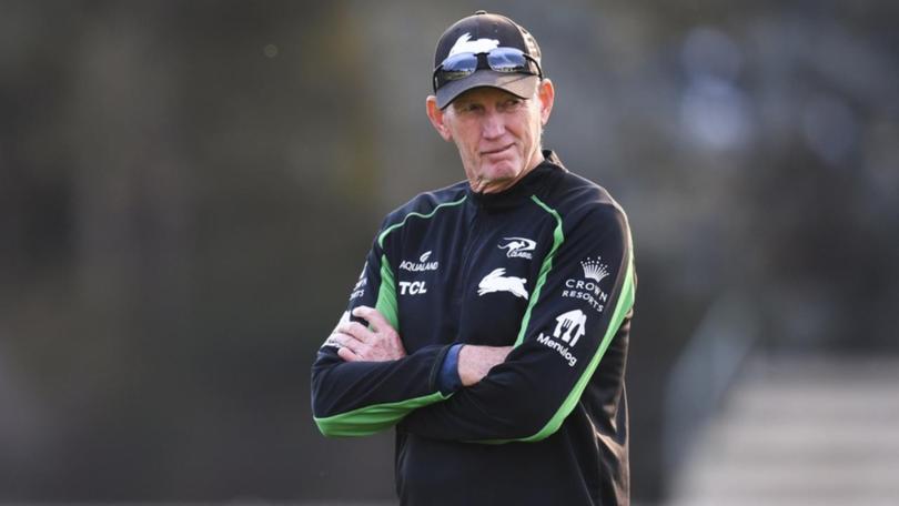 Wayne Bennett will return to coach the Rabbitohs next season on a three-year deal. (Lukas Coch/AAP PHOTOS)